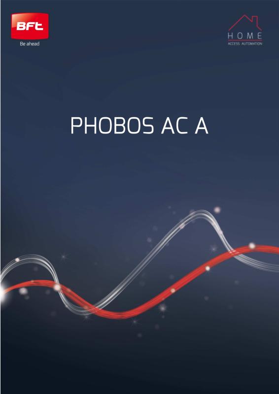BFT Phobos AC A25 KIT sada pre krídlové brány