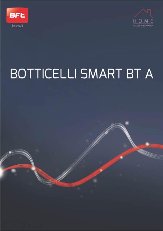 BFT Botticelli Smart BT A1250 pohon pre sekčné brány