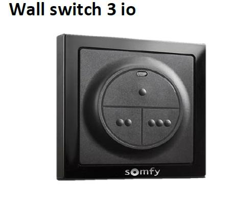 Wall switch 3 io Somfy