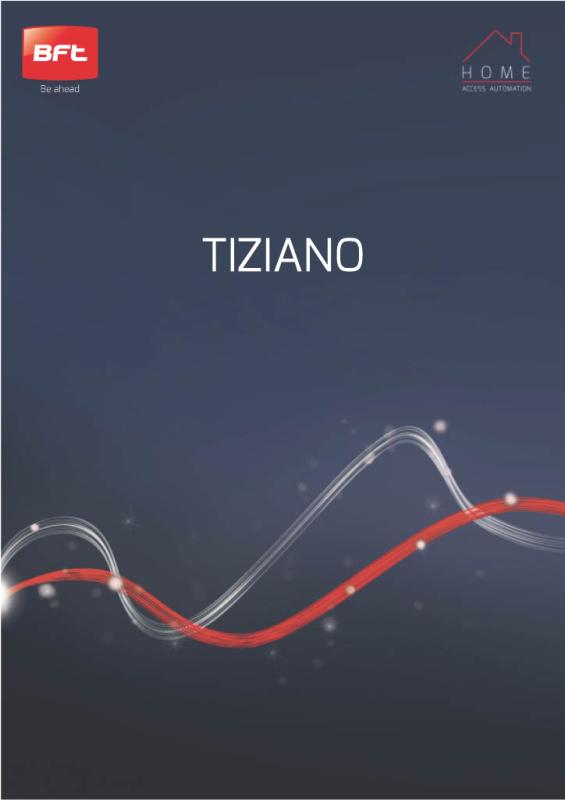 BFT Tiziano pohon pre sekčné brány