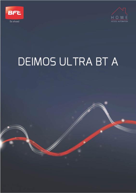 BFT Deimos Ultra BT A400 KIT sada pre posuvné brány