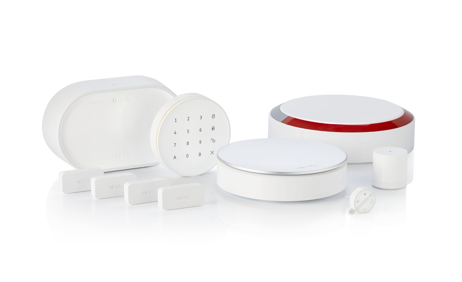 Protect Home Alarm, Senzory a Kamery